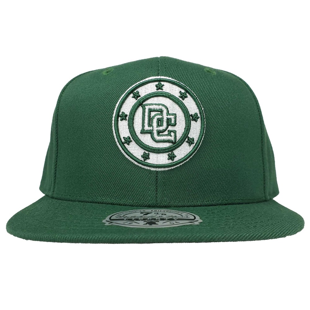 Washington Nationals Mitchell & Ness MLB Fitted 7 3/8 Flatbill Cap Hat Green NWT